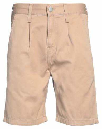 Carhartt Man Shorts & Bermuda Shorts Light brown Cotton Cover