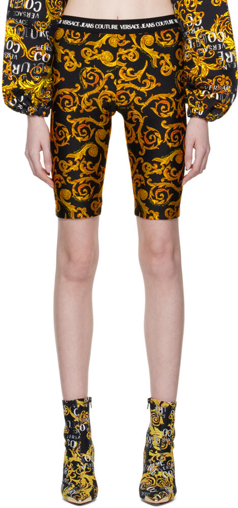 Versace Jeans Couture Black Sketch Shorts Cover