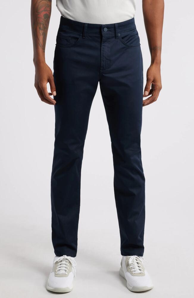 BOSS Delaware Stretch Five Pocket Straight Leg Pants in Dark Blue Cover