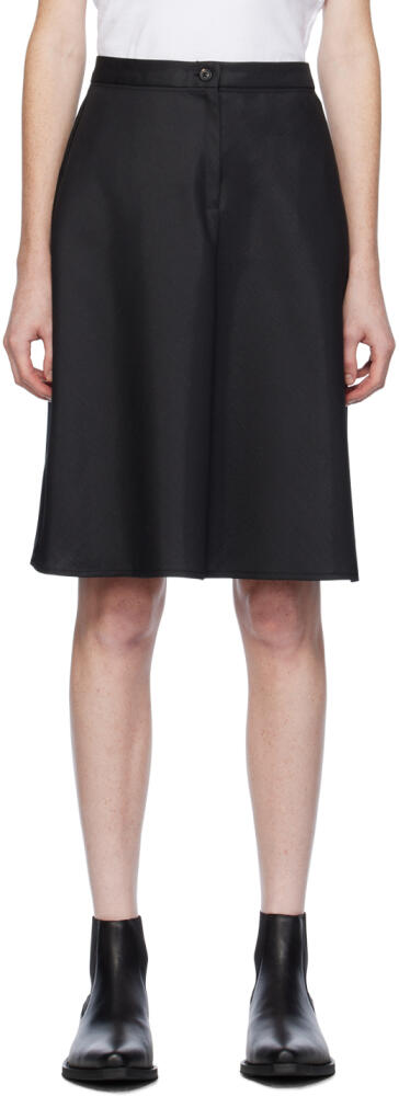 OUR LEGACY Black Curtain Midi Skirt Cover