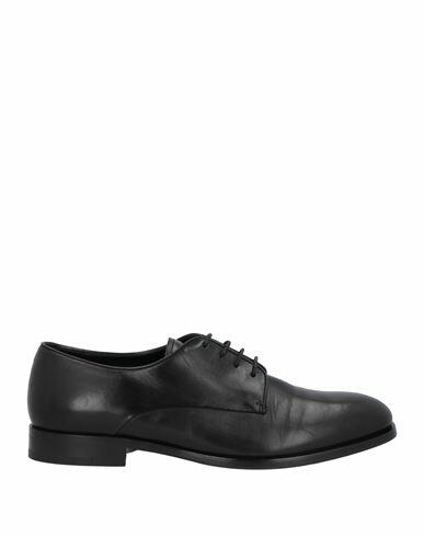 Giorgio Armani Man Lace-up shoes Black Calfskin Cover