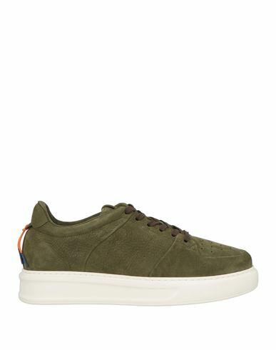 Barracuda Man Sneakers Military green Leather Cover