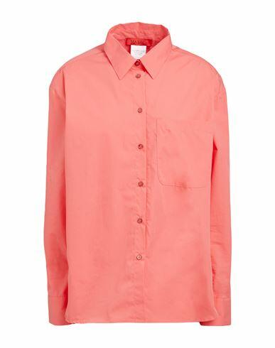 Max & co. Velours Woman Shirt Coral Cotton Cover