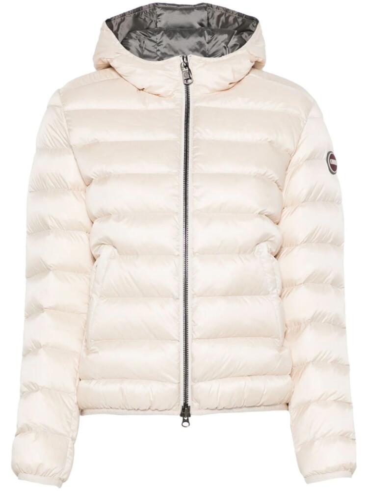 Colmar logo-appliqué puffer jacket - Neutrals Cover