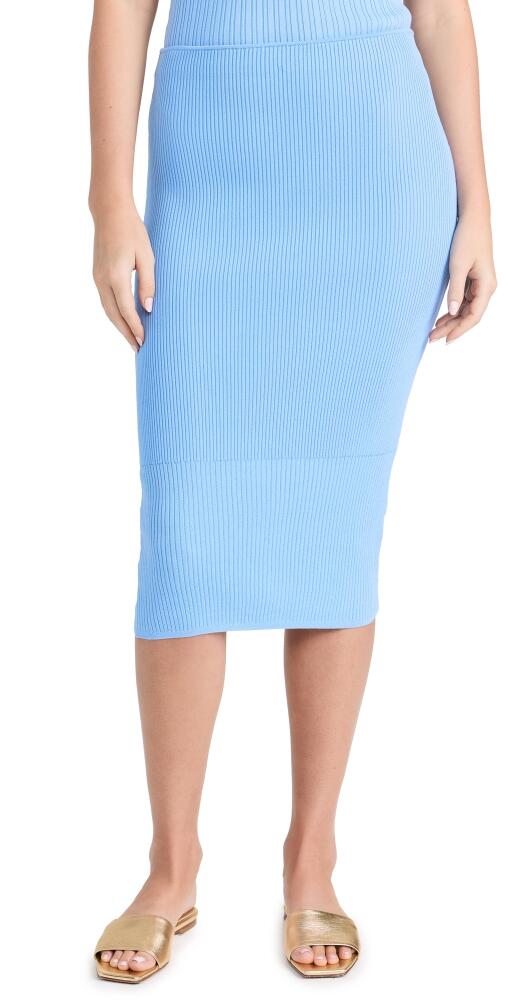 Solid & Striped The Zelda Midi Skirt Ice Blue Cover