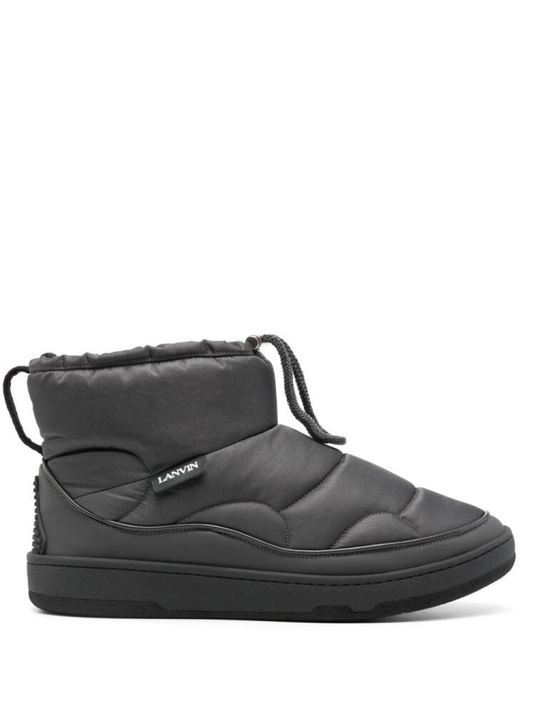 Lanvin padded ankle boots - Grey Cover