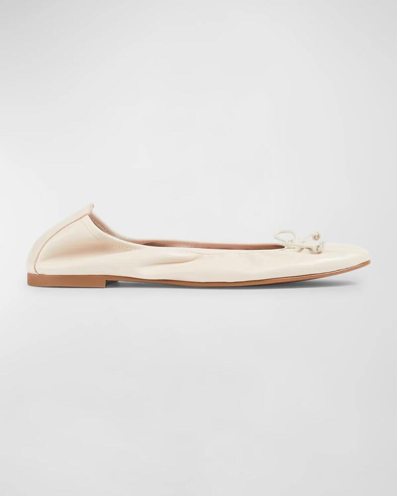 LK Bennett Trilly Leather Bow Classic Ballerina Flats Cover