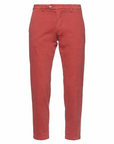 Vandom Man Pants Brick red Cotton, Elastane Cover