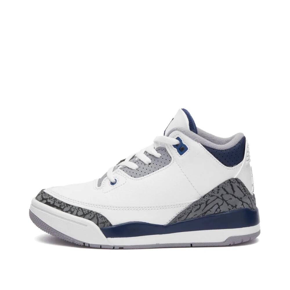 Air Jordan 3 Retro PS Sneakers in Midnight Navy/Cement Grey/Black Cover