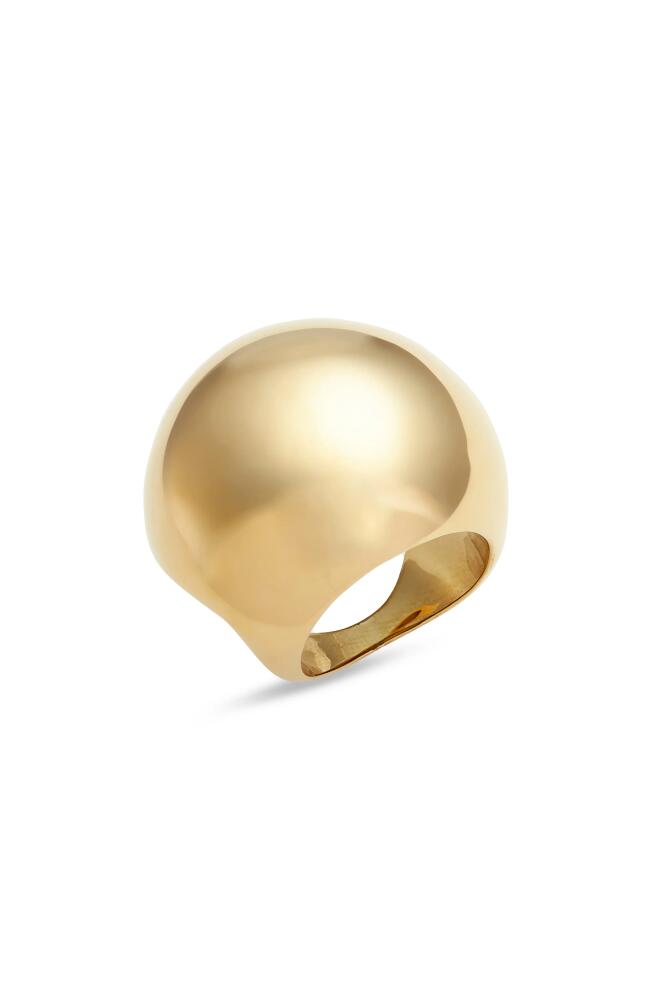 Jenny Bird Supernova Signet Ring in High Polish Gold Cover