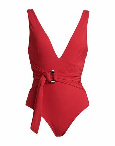 Moeva Woman One-piece swimsuit Red Polyamide, Elastane Cover