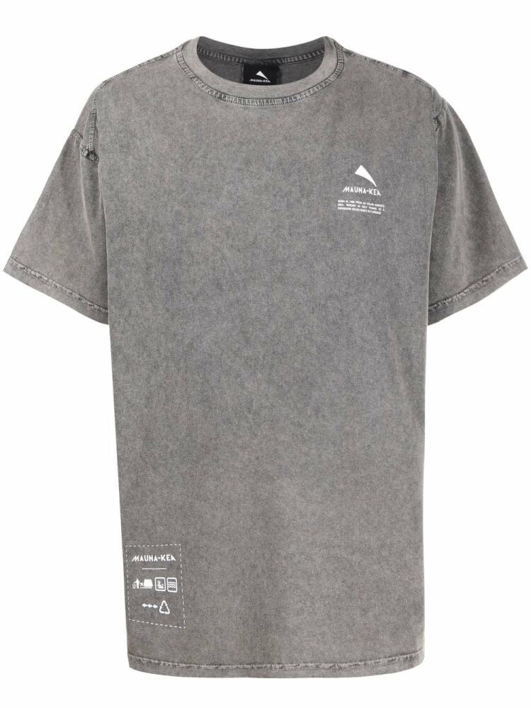 Mauna Kea logo-print short-sleeved T-shirt - Grey Cover