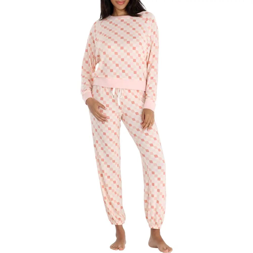 Honeydew Star Seeker Brushed Jersey Pajamas in Umber Check Cover