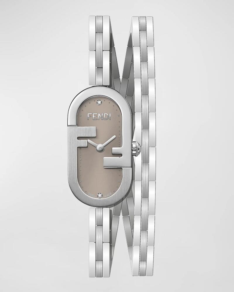 Fendi O'Lock Vertical Oval Bracelet Watch Cover