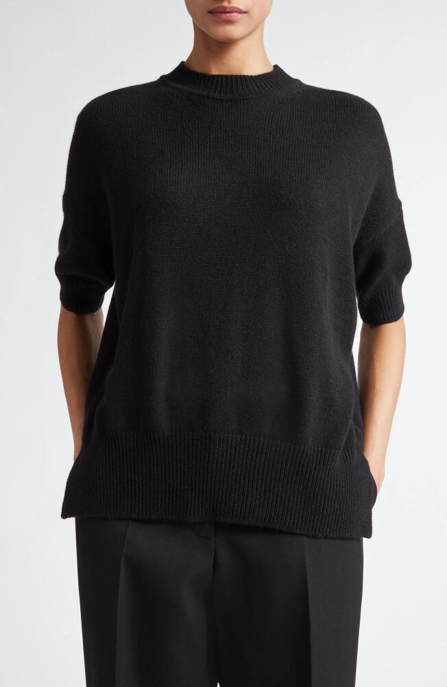 Jil Sander Crewneck Cashmere Sweater in Black Cover