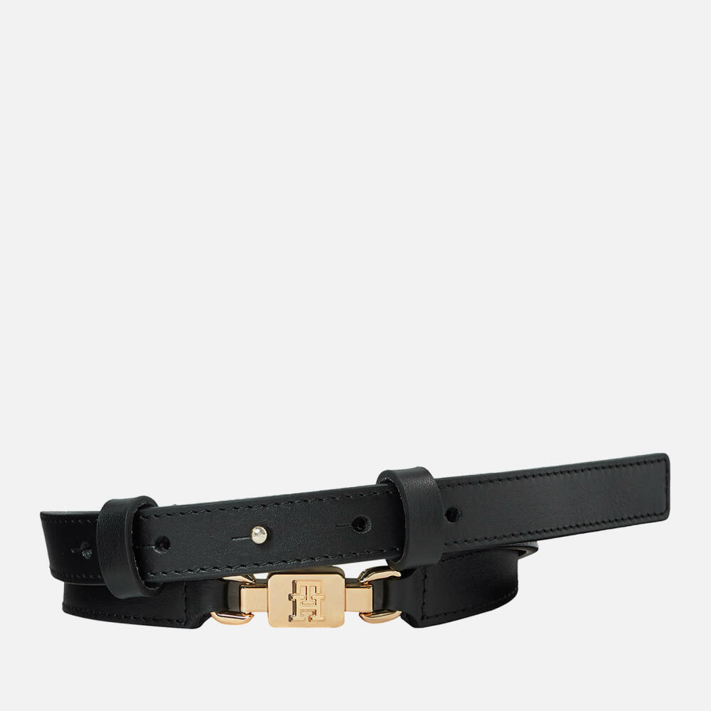 Tommy Hilfiger TH Feminine High Waist Leather Belt Cover