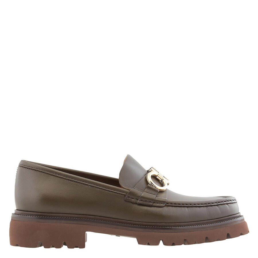 Salvatore Ferragamo Mens Bleecker Gancini Moccasin Cover