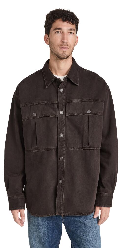 AGOLDE Axel Overshirt Umber Cover