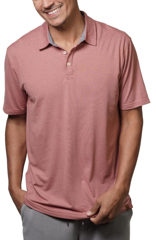 Fundamental Coast Sand Section Polo in Red Sun Cover