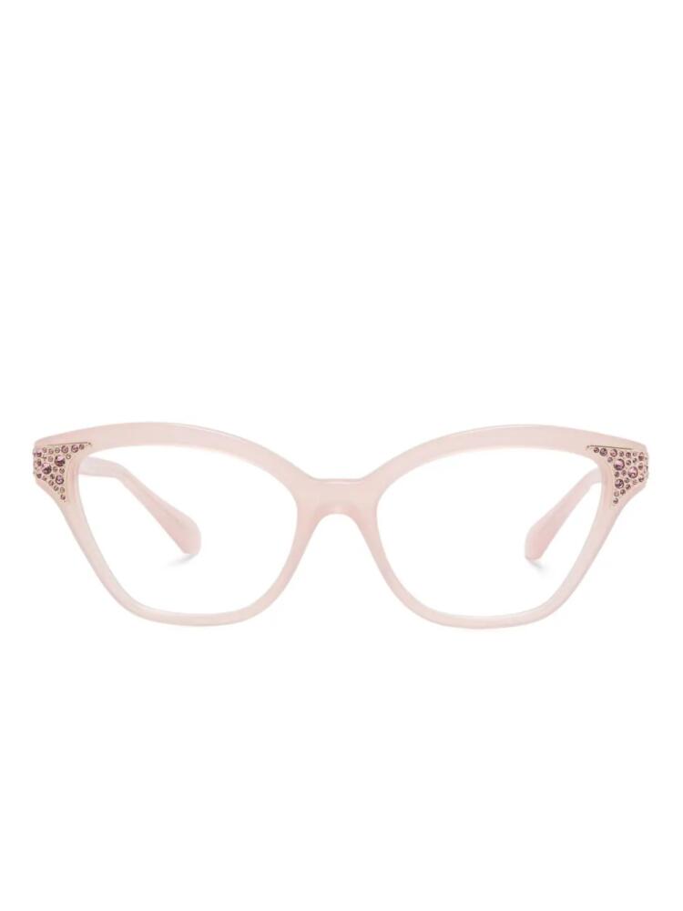 Swarovski crystal-embellished glasses - Pink Cover