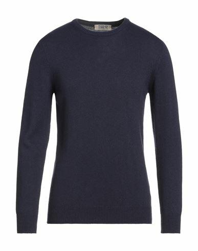 Tsd12 Man Sweater Midnight blue Wool, Viscose, Polyamide, Cashmere Cover