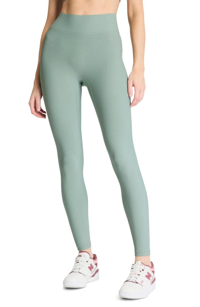 BANDIER Center Stage High Waist Rib Leggings in Chinois Green Cover