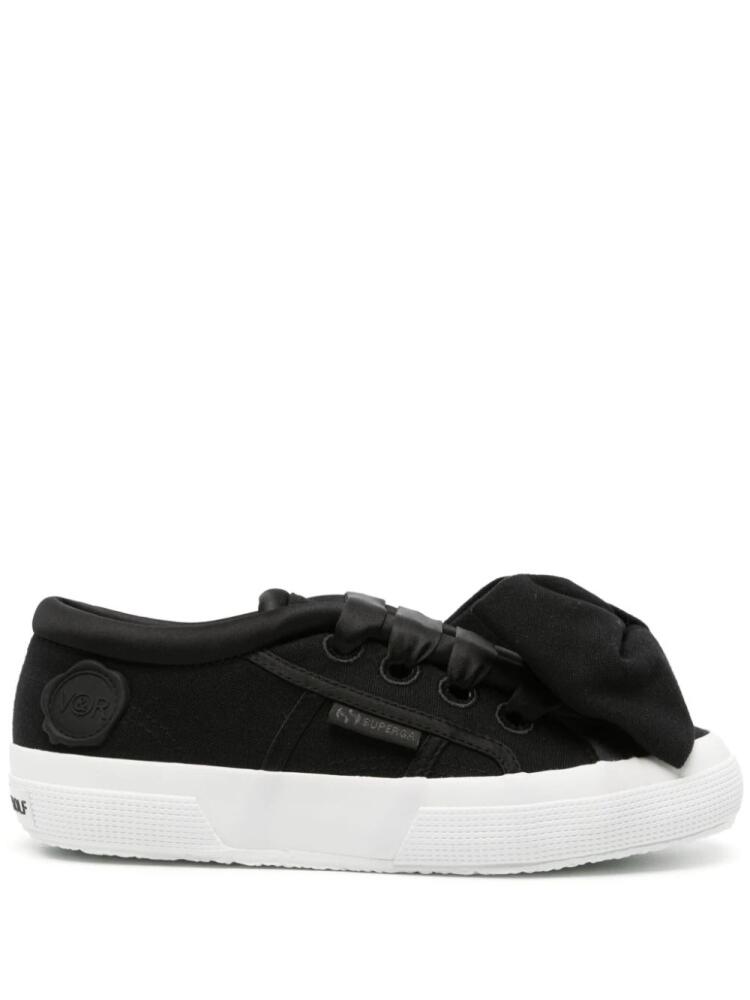 Viktor & Rolf x Superga bow-detail sneakers - Black Cover