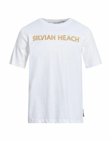 Silvian Heach Man T-shirt White Cotton Cover