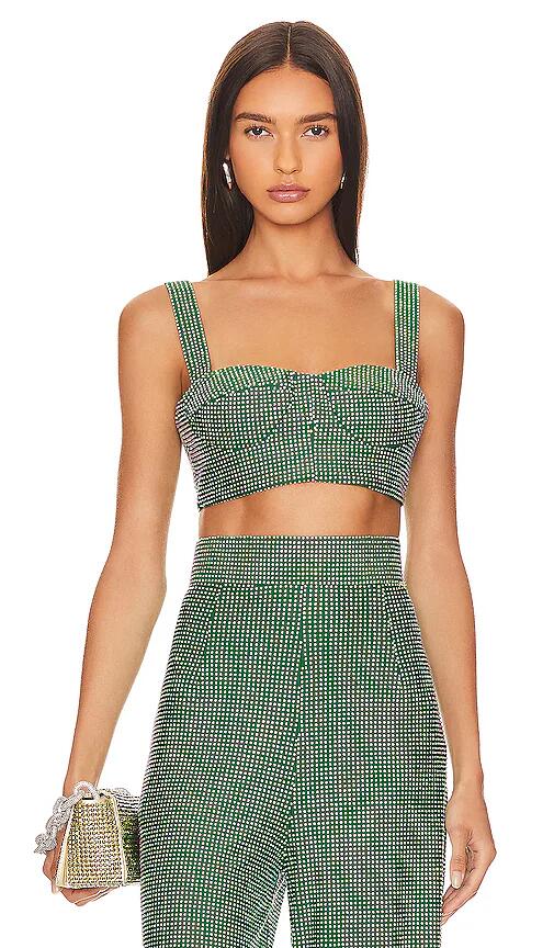 Bronx and Banco X Revolve Capri Diamond Bustier in Green Cover