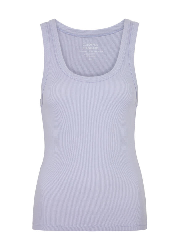 Colorful Standard Ribbed Stretch-cotton Tank - Lilac Cover