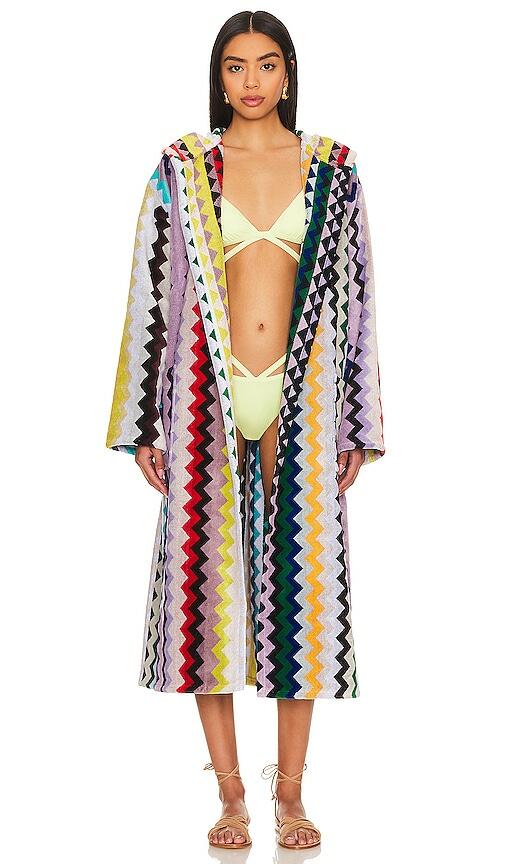 Missoni Home Carlie Hooded Bathrobe in Multi Cover