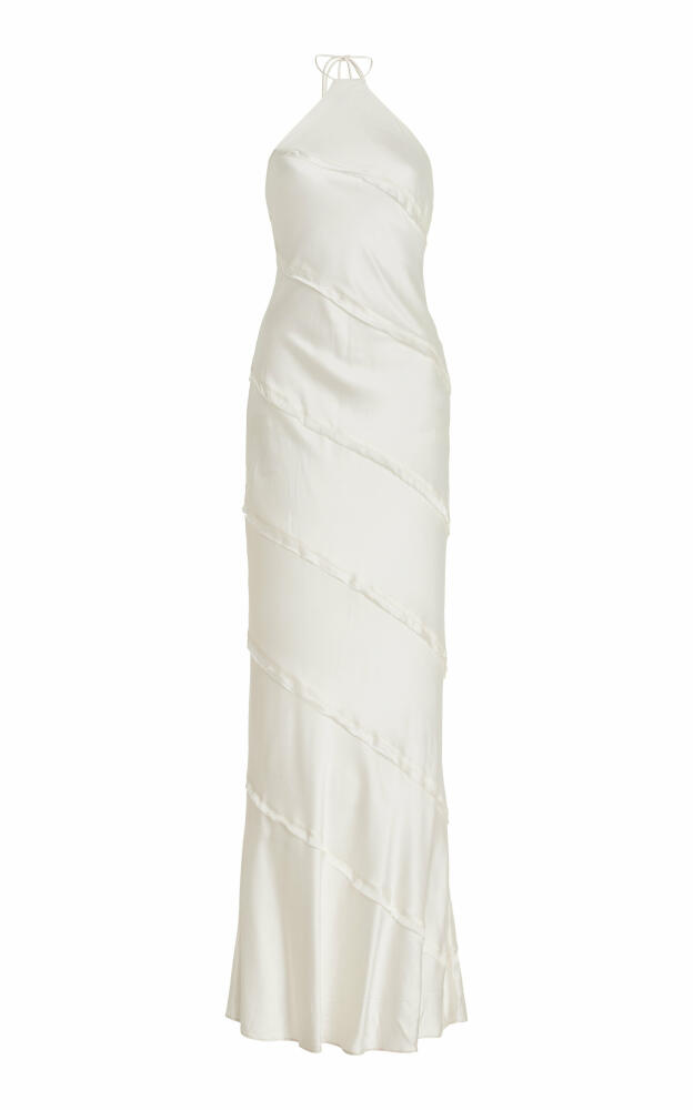 Significant Other - Murphy Paneled Crepe Halter Maxi Dress - Ivory Cover