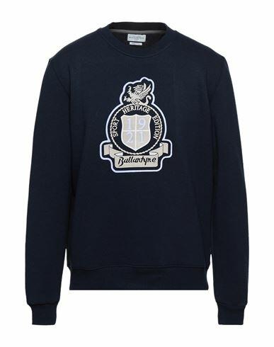 Ballantyne Man Sweatshirt Midnight blue Cotton, Polyester Cover