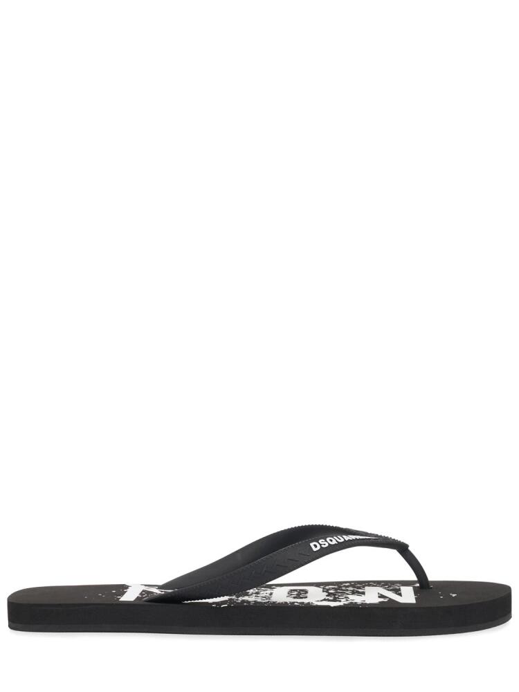 DSQUARED2 Icon Splash Flip Flops Cover