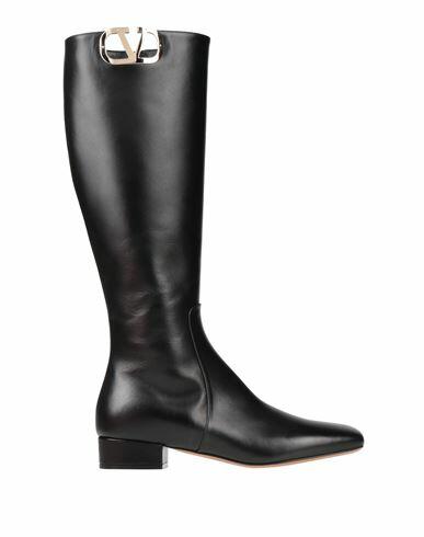 Valentino Garavani Woman Boot Black Leather Cover