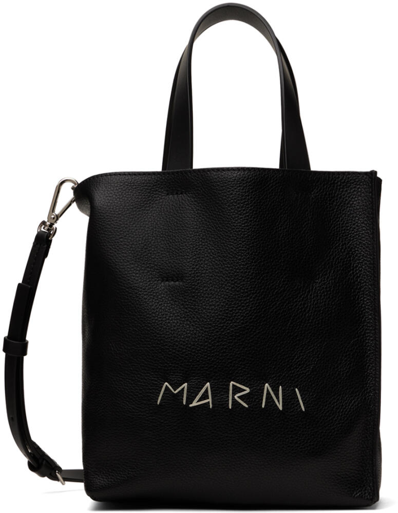 Marni Black Museo Soft Mini Tote Cover