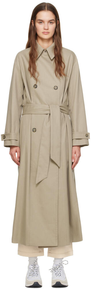 A.P.C. Taupe Louise Trench Coat Cover