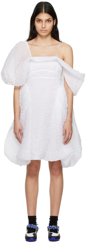 Cecilie Bahnsen White Snow Minidress Cover