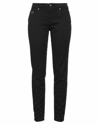 Versace Jeans Couture Woman Jeans Black Cotton, Elastane Cover