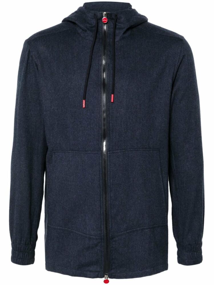 Kiton cotton jacket - Blue Cover