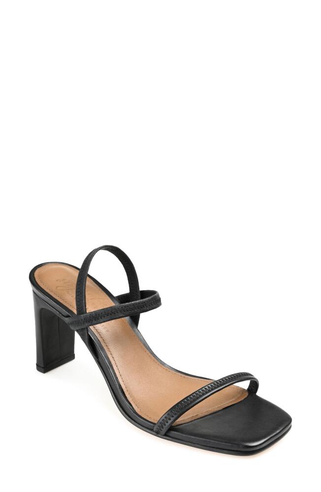 Journee Signature Lenonn Sandal in Black Cover