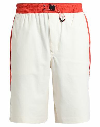 Y-3 Man Shorts & Bermuda Shorts Ivory Organic cotton, Polyamide, Elastane Cover