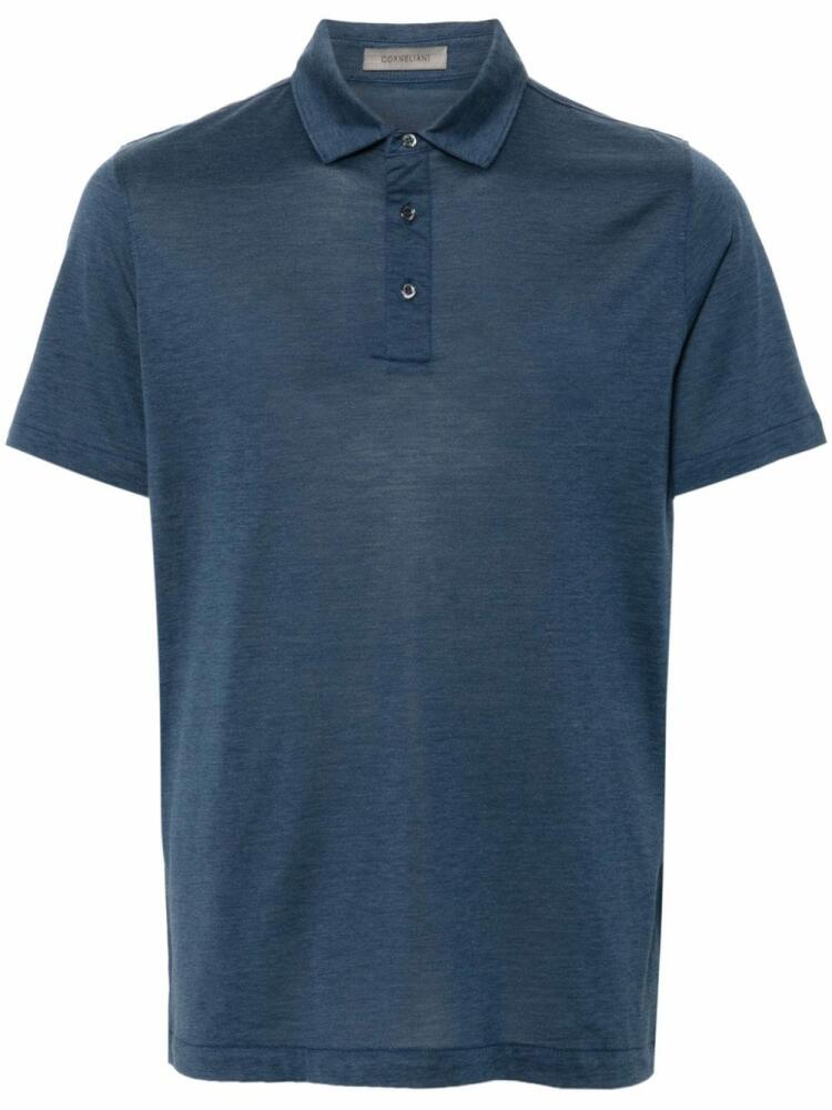 Corneliani lightweight-jersey polo shirt - Blue Cover