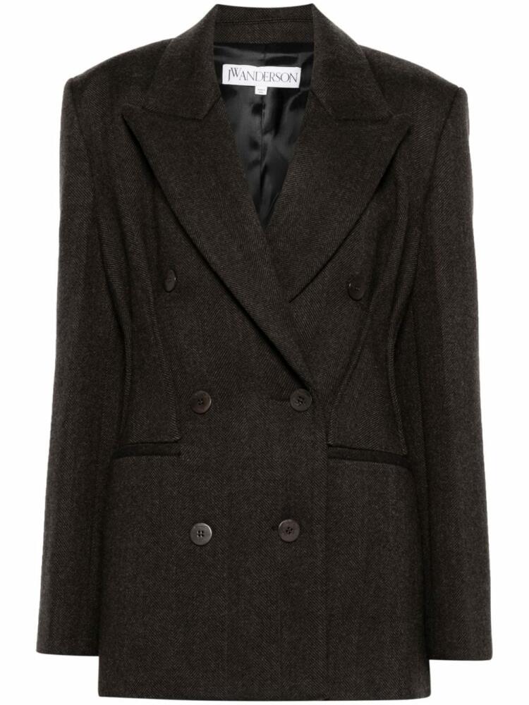 JW Anderson Hourglass blazer - Brown Cover