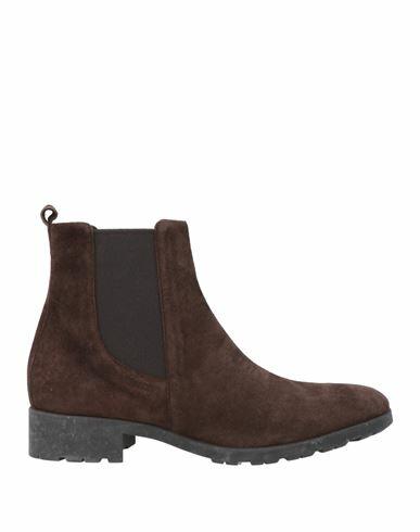 Bally Woman Ankle boots Dark brown Kidskin Cover