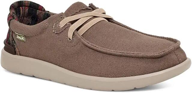 Sanuk Shaka Lite 2 SL (Brown) Men's Shoes Cover