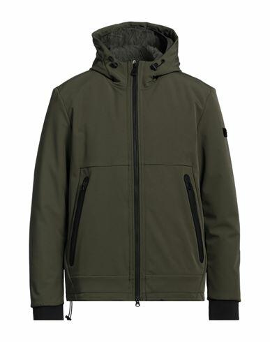 Peuterey Man Jacket Military green Polyamide Cover