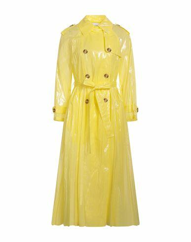 Red Valentino Woman Overcoat & Trench Coat Yellow Polyamide Cover