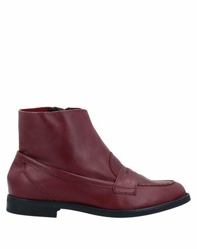 Carlo Pazolini Woman Ankle boots Burgundy Soft Leather Cover