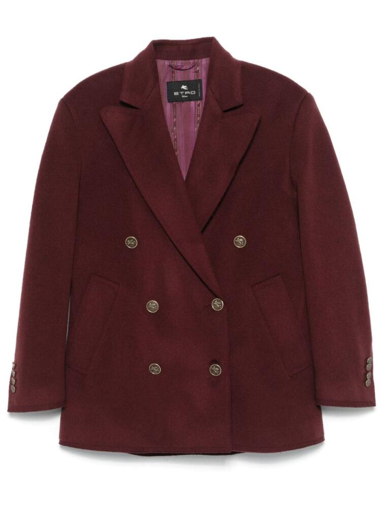 ETRO double-breasted blazer - Red Cover